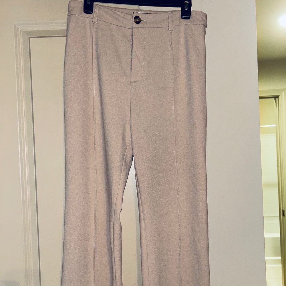 Blue blush dress pant